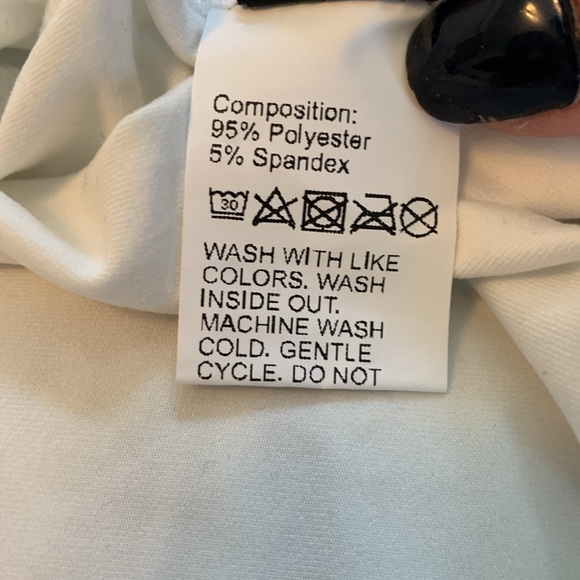 SHEIN Curve 3XL black/white off shoulder T-shirt NWOT - Picture 7 of 9